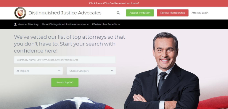 Distinguished Justice Advocates
