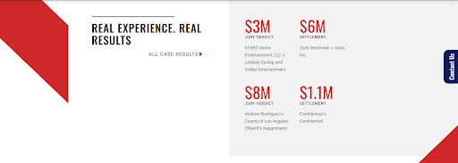 Case Results Section