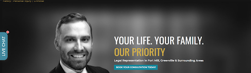 Old Website Design: David W. Martin Law Group