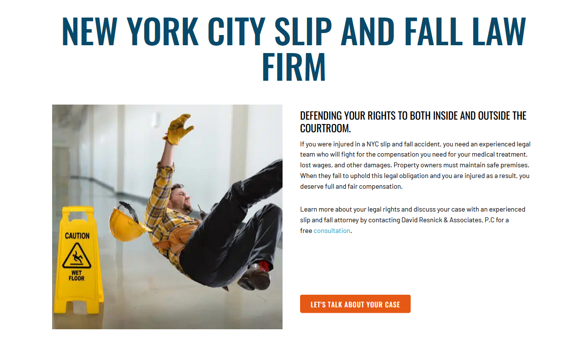 Resnick Website Simplified Navigation Bar
