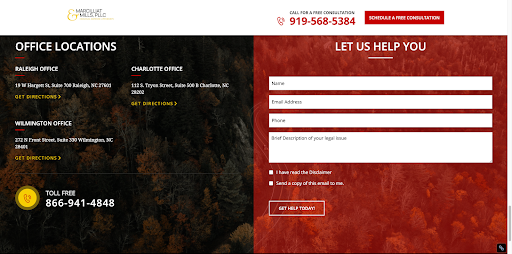 Secondary Contact Form